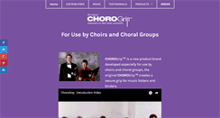 Desktop Screenshot of chorogrip.biz